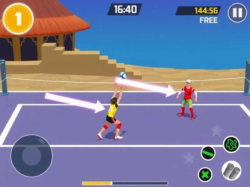 Mahal Volley Champions Gameplay Screenshot